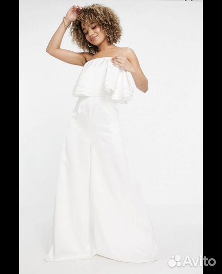 Новый Комбинезон ASOS праздничный атласный свадьба