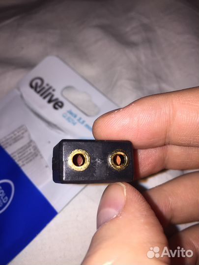 Переходник для наушников Qilive