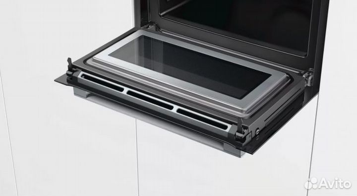 Компактный электрический духовой шкаф с свч Bosch