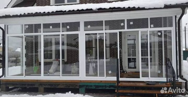Остекление окон и балконов пвх
