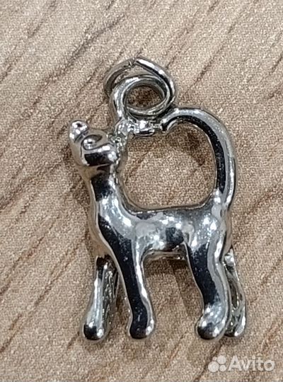 Кошка, Кулон крошечный бижутерия