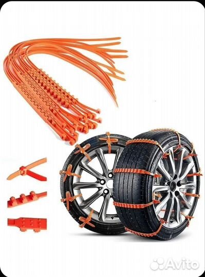 Роликовая цепь противоскольжения для автомобиля
