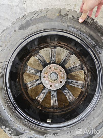 Литые диски R17 5x114.3/ со 66.1 Резина в подарок