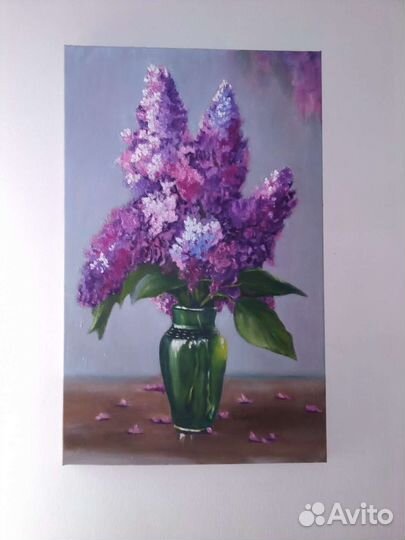 Букет сирени в вазе