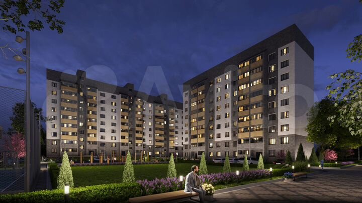 3-к. квартира, 76,6 м², 1/9 эт.