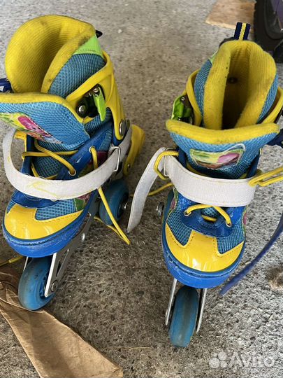 Коньки роликовые детские до 7 лет