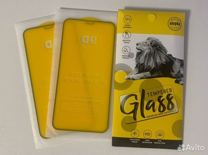 Защитные стекла iPhone 11/XR (2 шт.)