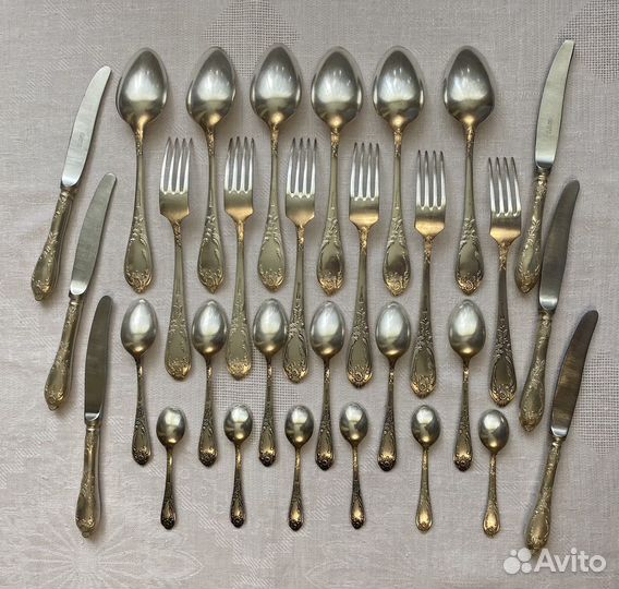 Ложки вилки ножи мельхиоровые СССР зiш Классик