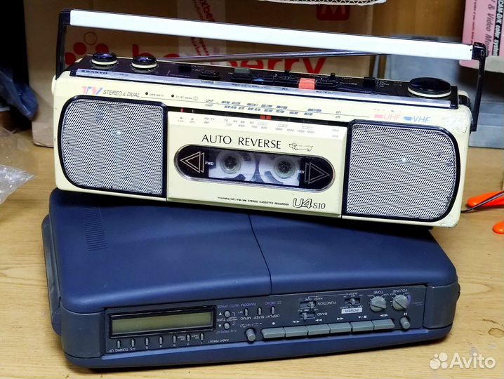 Sanyo Mr-u4 кассетный плеер, микромагнитола