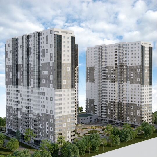 1-к. квартира, 57,4 м², 6/27 эт.