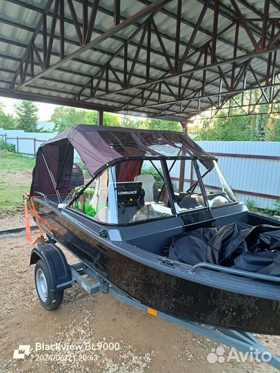 Алюминиевая лодка Aluton с мотором Parsun