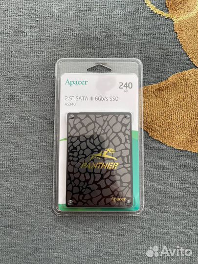 SSD диск Apacer Panther AS340 на 240 гб