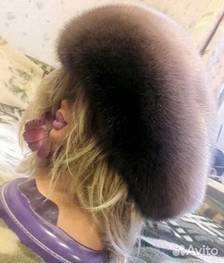Норковый берет