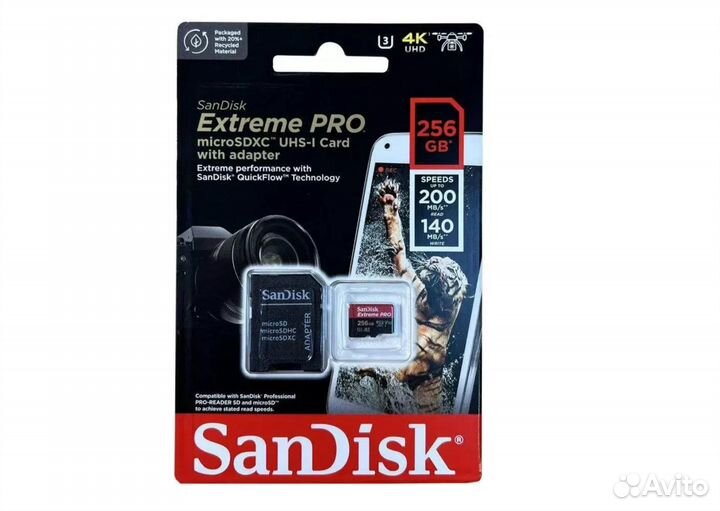 SanDisk microsdxc 256GB Extreme Pro