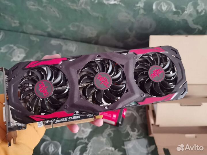 Видеокарта rx 570 Red devil 4gb