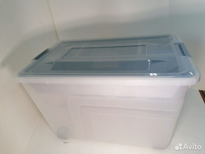 Ящик для хранения plast team PT6573нат-4 52л