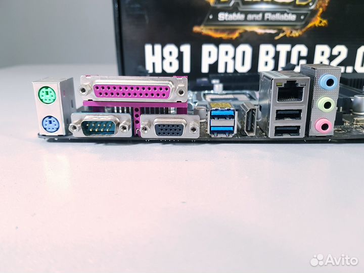 Материнская плата ASRock H81 PRO BTC