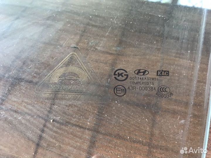 Стекло левое переднее hyundai i40