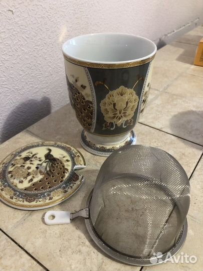 Чашка чайная с ситечком для заварки