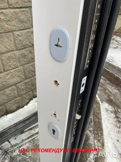 Толстая дверь входная в дом