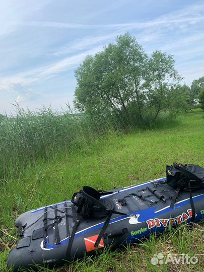 Надувная лодка кайяк