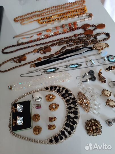 Винтажные украшения. Клипсы, ожерелья, бусы СССР