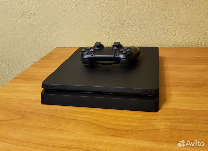 PlayStation 4 Slim, 1000 гб, игровая приставка PS4