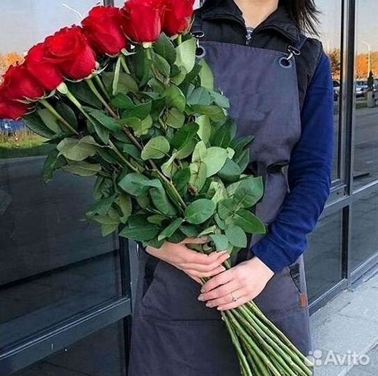Высокие розы 150 160 170 180 190см доставка Москва