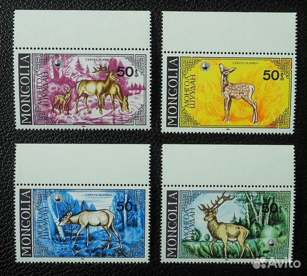 Марки не гашеные фауна 2