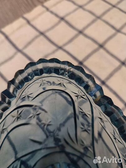 Ваза/ладья голубая