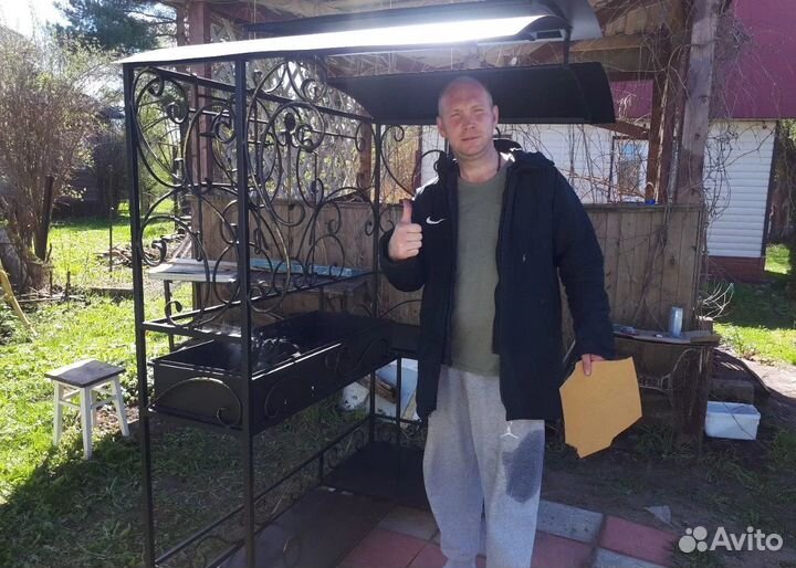 Мангал С крышей