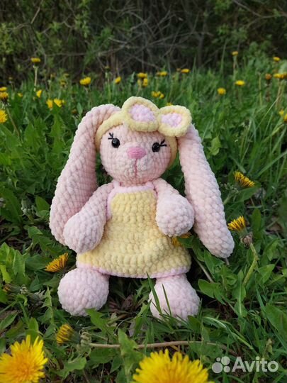 Игрушка ручной работы Зайка2