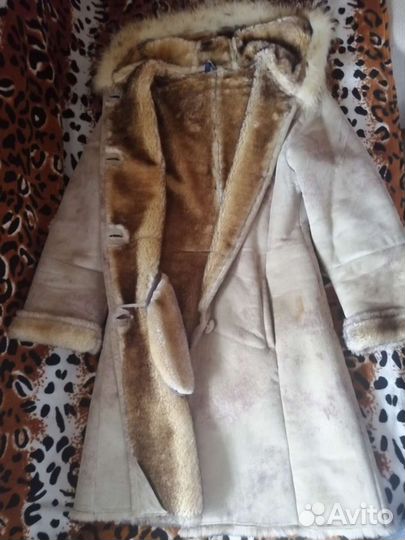 Дубленка натуральная женская 46 48 размер