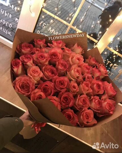 Розы, Букет роз, 51 роза, 101 роза, Доставка Роз