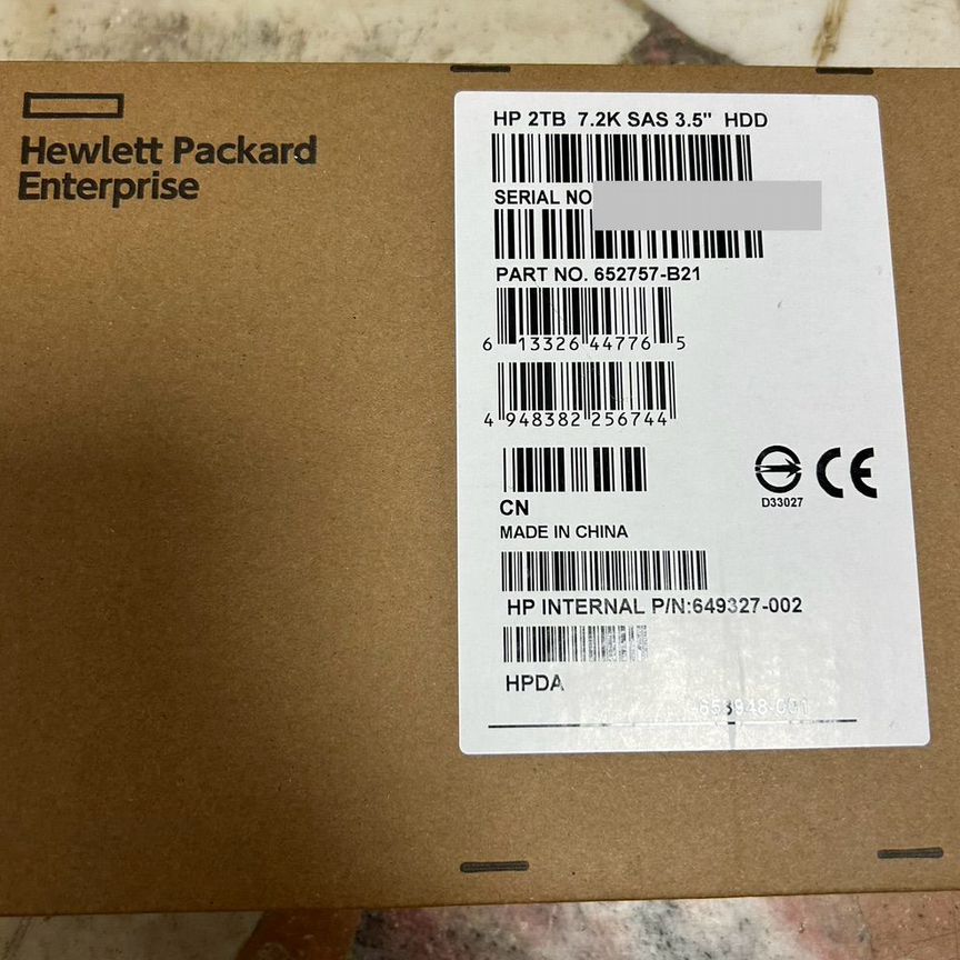 [652757-B21] Жесткий Диск Hp 2tb Sas653948-001