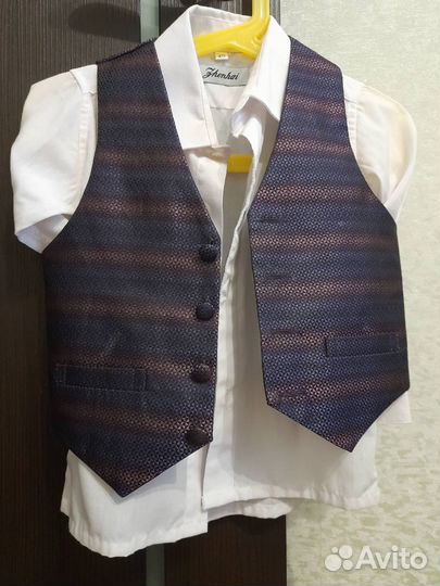 Рубашка с жилеткой