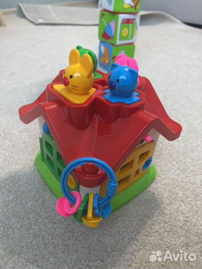 Игрушка Домик сортер с животными