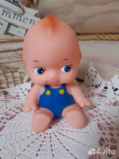 Пластмассовые и резиновые игрушки ссср.Кьюпи