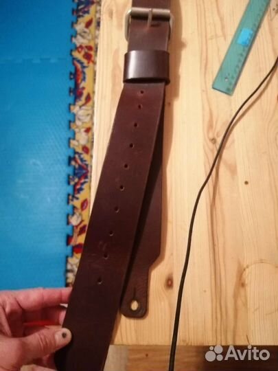 Ремень для гитары кожа