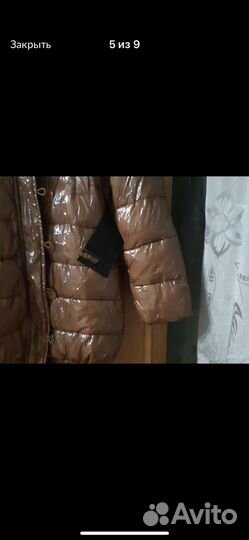 Новый пуховик под Монклер на 46-48 размер