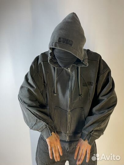 Зип-худи Vetements Deconstructed