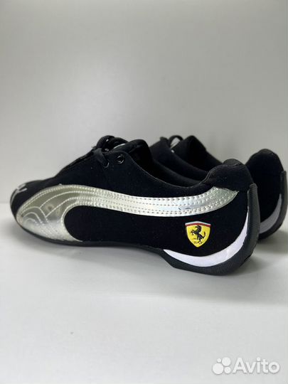 Кроссовки puma Ferrari Cat Leather SF Black