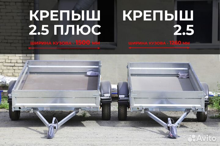 Легковой прицеп Крепыш 2,5