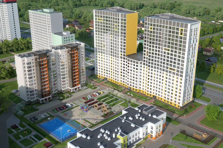 2-к. квартира, 47,7 м², 15/23 эт.