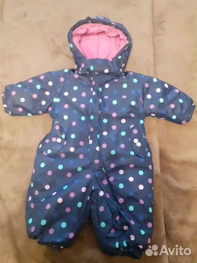 Комбинезон демисезонный для девочки 74
