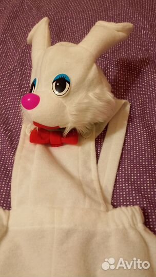 Костюм зайчика белый 116