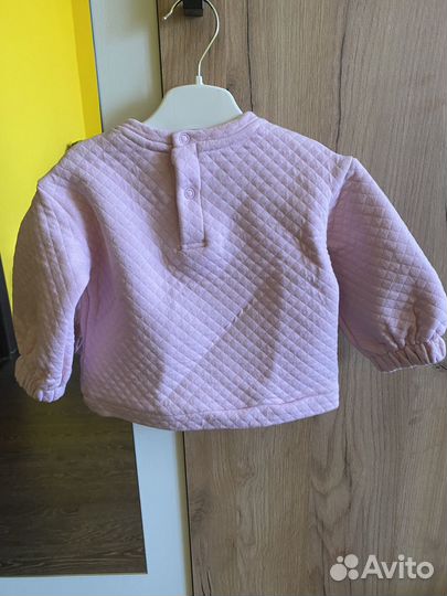 Свитшот для девочки 6-9 мес