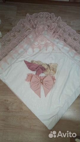 Продаю конверт на выписку для девочки