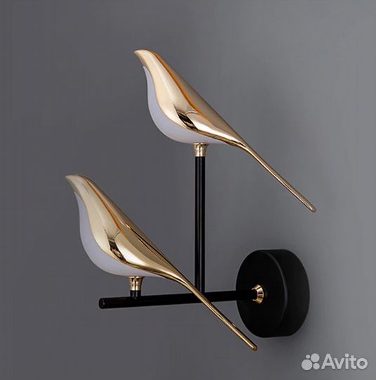 Настенный светильник / бра птичка