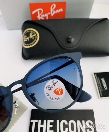 Очки ray ban erika metal поляризационные Polaroid